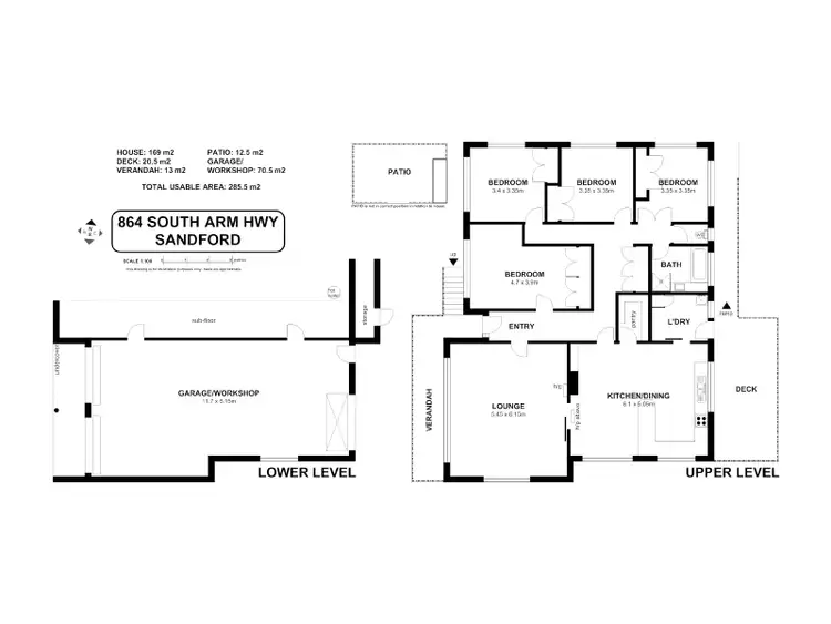 Floorplan of Homely house listing, 864 South Arm Road, Sandford TAS 7020