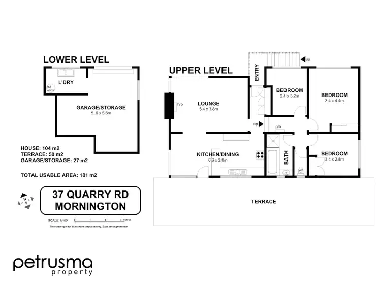 Floorplan of Homely house listing, 37 Quarry Road, Mornington TAS 7018