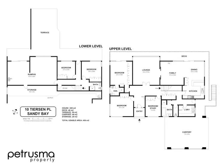 Floorplan of Homely house listing, 10 Tiersen Place, Sandy Bay TAS 7005
