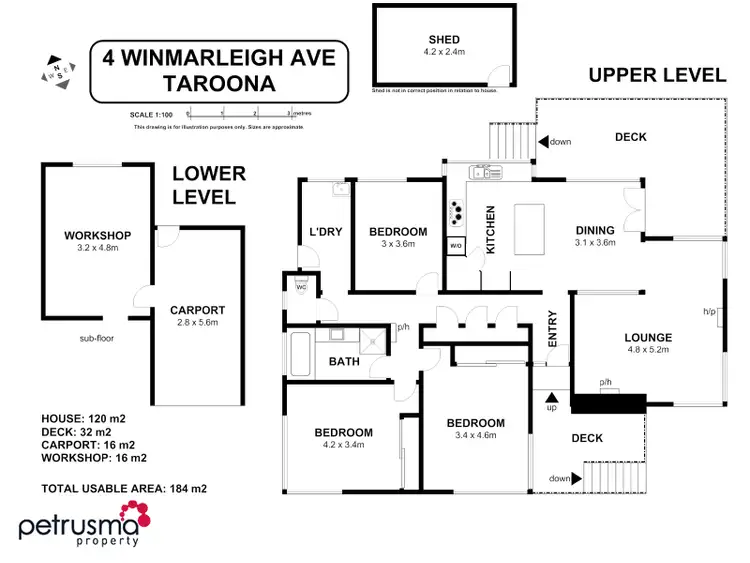 Floorplan of Homely house listing, 4 Winmarleigh Avenue, Taroona TAS 7053