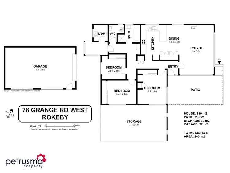Floorplan of Homely house listing, 78 Grange Road, Rokeby TAS 7019