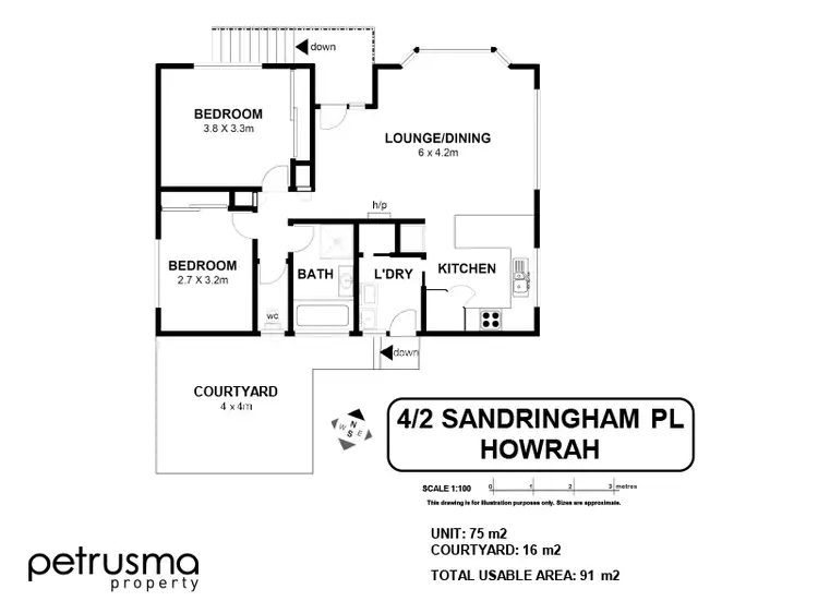 Floorplan of Homely house listing, 4/2 Sandringham Place, Howrah TAS 7018