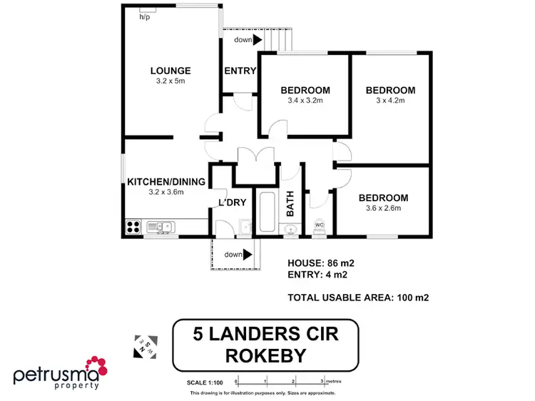 Floorplan of Homely house listing, 5 Landers Circle, Rokeby TAS 7019