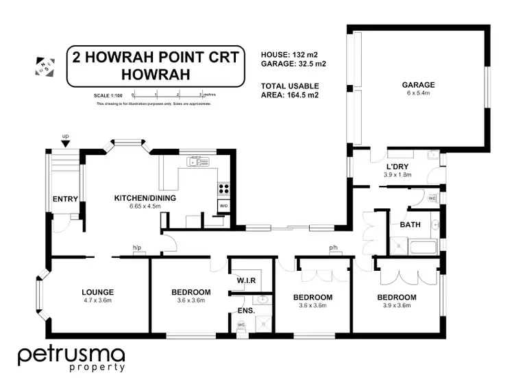 Floorplan of Homely house listing, 2 Howrah Point Court, Howrah TAS 7018