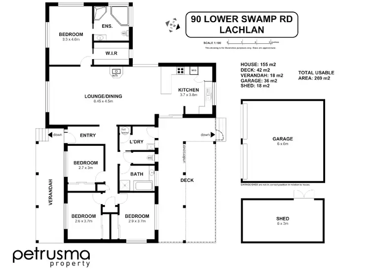 Floorplan of Homely house listing, 90 Lower Swamp Road, Lachlan TAS 7140