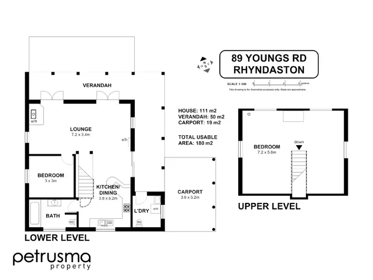 Floorplan of Homely house listing, 89 Youngs Road, Rhyndaston TAS 7120