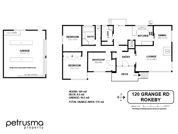 Floorplan of Homely house listing, 120 Grange Road, Rokeby TAS 7019