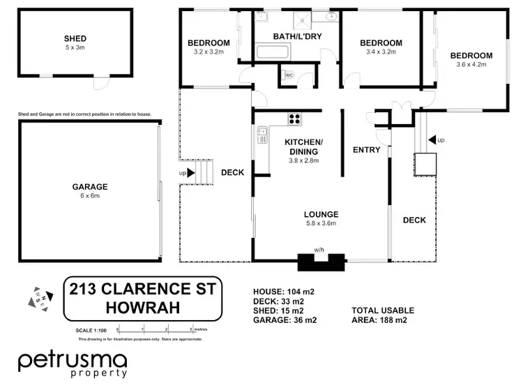 Floorplan of Homely house listing, 213 Clarence Street, Howrah TAS 7018