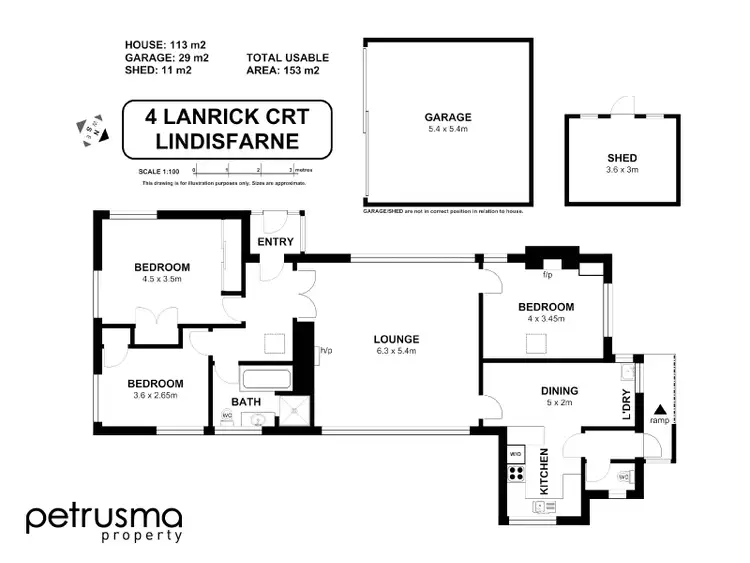 Floorplan of Homely house listing, 4 Lanrick Court, Lindisfarne TAS 7015