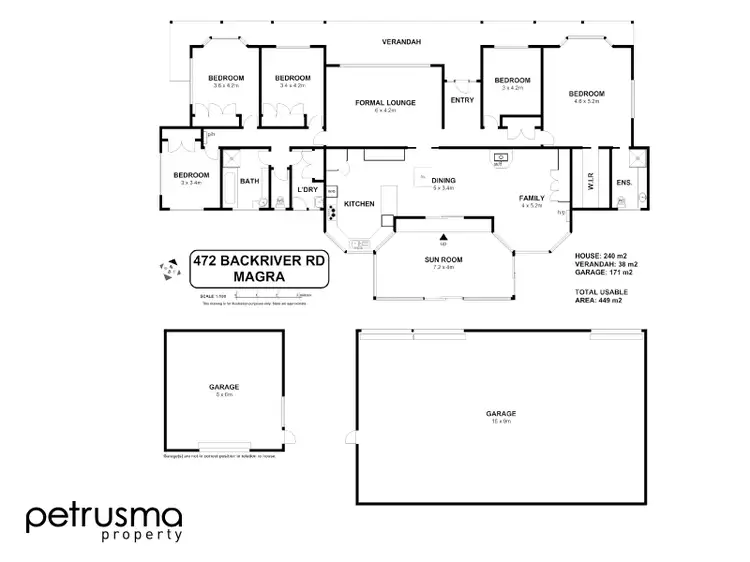 Floorplan of Homely house listing, 472 Back River Road, Magra TAS 7140
