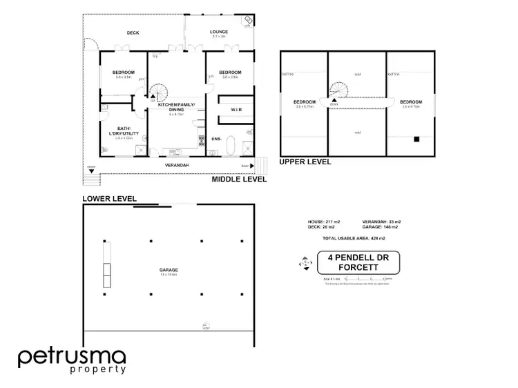 Floorplan of Homely house listing, 4 Pendell Drive, Forcett TAS 7173