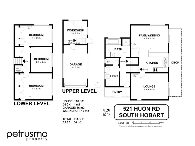 Floorplan of Homely house listing, 521 Huon Road, South Hobart TAS 7004