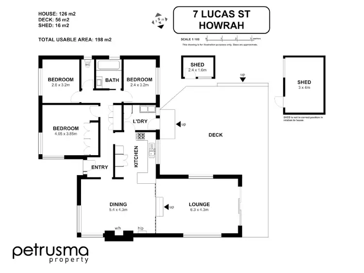 Floorplan of Homely house listing, 7 Lucas Street, Howrah TAS 7018
