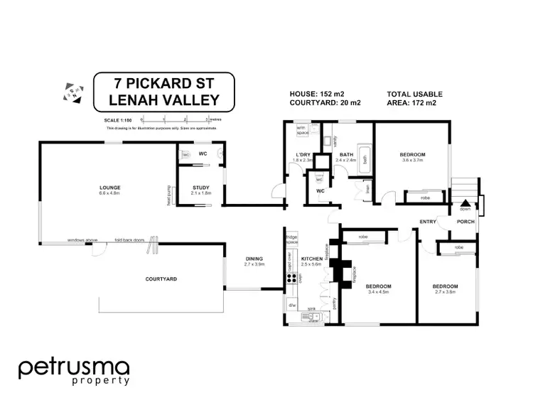 Floorplan of Homely house listing, 7 Pickard Street, Lenah Valley TAS 7008