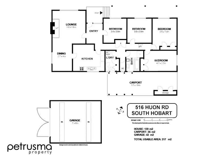 Floorplan of Homely house listing, 516 Huon Road, South Hobart TAS 7004