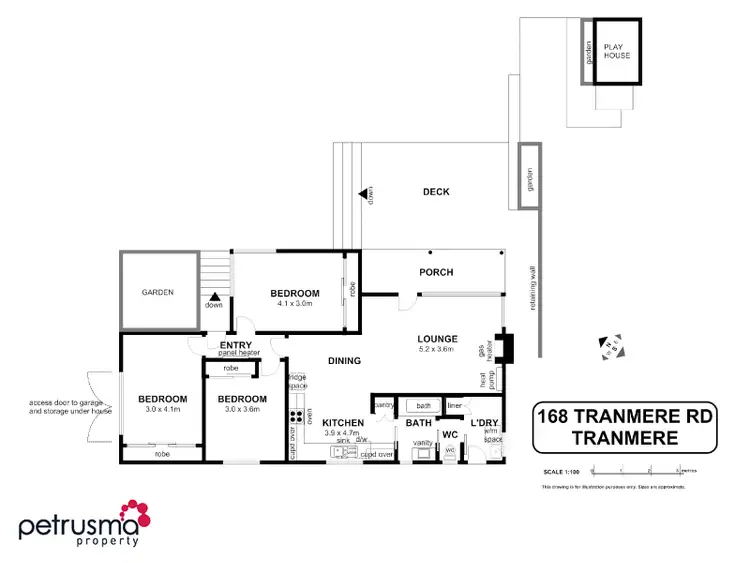 Floorplan of Homely house listing, 168 Tranmere Road, Howrah TAS 7018