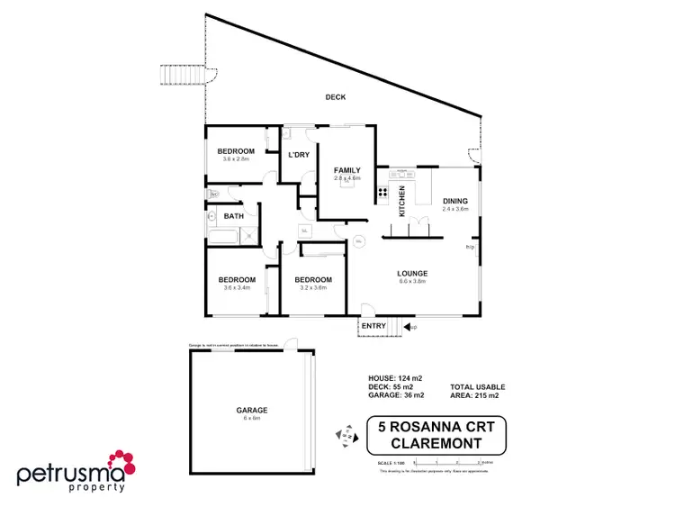 Floorplan of Homely house listing, 5 Rosanna Court, Claremont TAS 7011