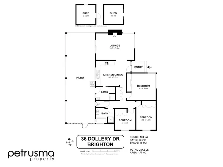 Floorplan of Homely house listing, 36 Dollery Court, Brighton TAS 7030