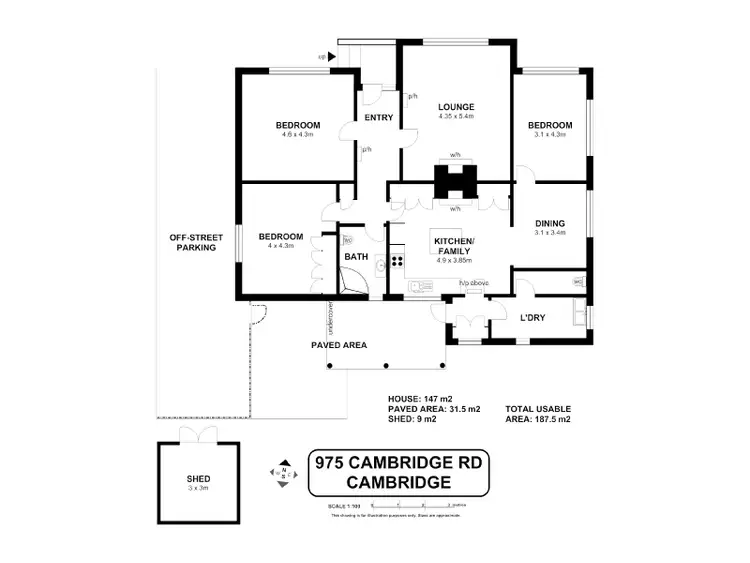 Floorplan of Homely house listing, 975 Cambridge Road, Cambridge TAS 7170
