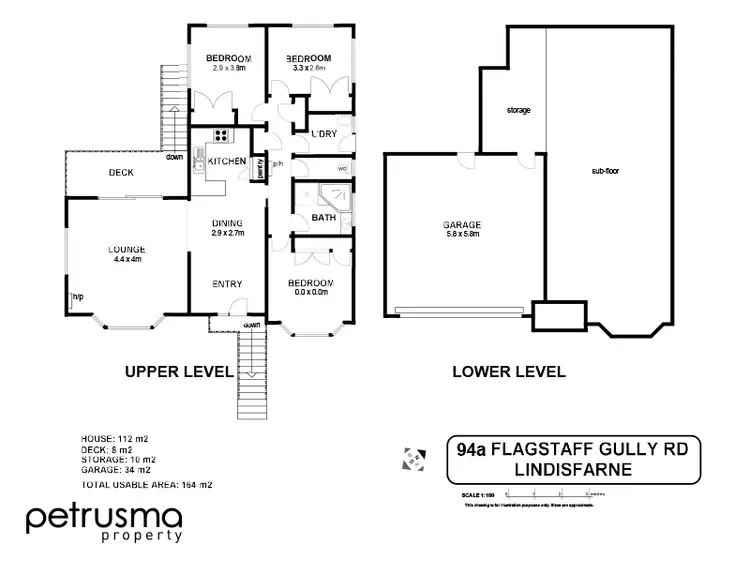 Floorplan of Homely house listing, 94a Flagstaff Gully Road, Lindisfarne TAS 7015