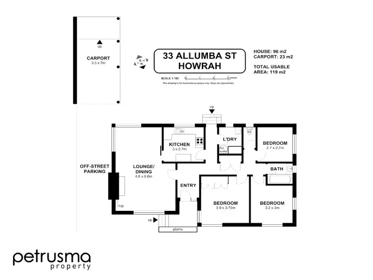 Floorplan of Homely house listing, 33 Allumba Street, Howrah TAS 7018
