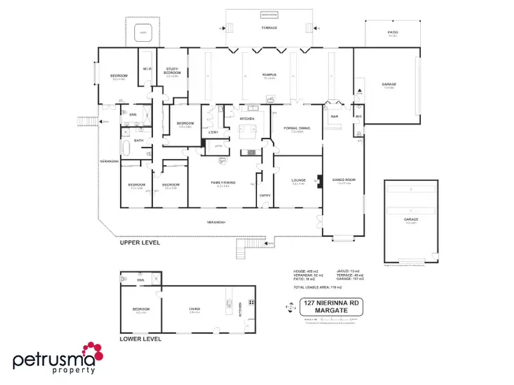 Floorplan of Homely house listing, 127 Nierinna Road, Margate TAS 7054