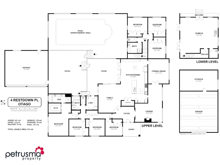 Floorplan of Homely house listing, 4 Restdown Drive, Otago TAS 7017