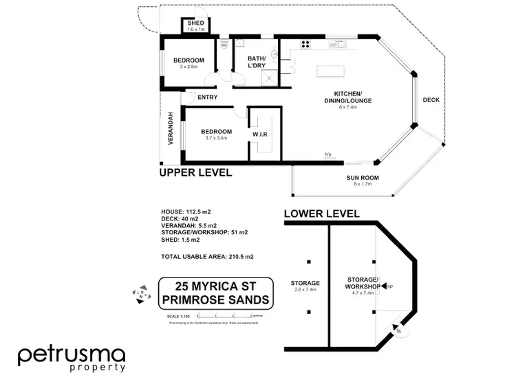 Floorplan of Homely house listing, 25 Myrica Street, Primrose Sands TAS 7173