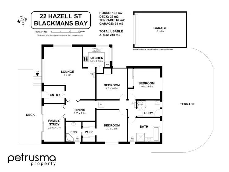 Floorplan of Homely house listing, 22 Hazell Street, Blackmans Bay TAS 7052