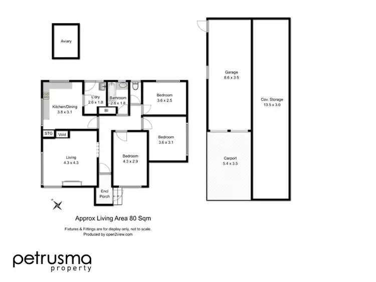 Floorplan of Homely house listing, 80 Kilderry Road, Hayes TAS 7140