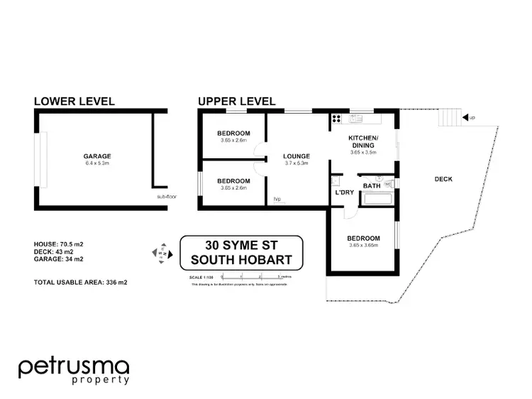 Floorplan of Homely house listing, 30 Syme Street, South Hobart TAS 7004