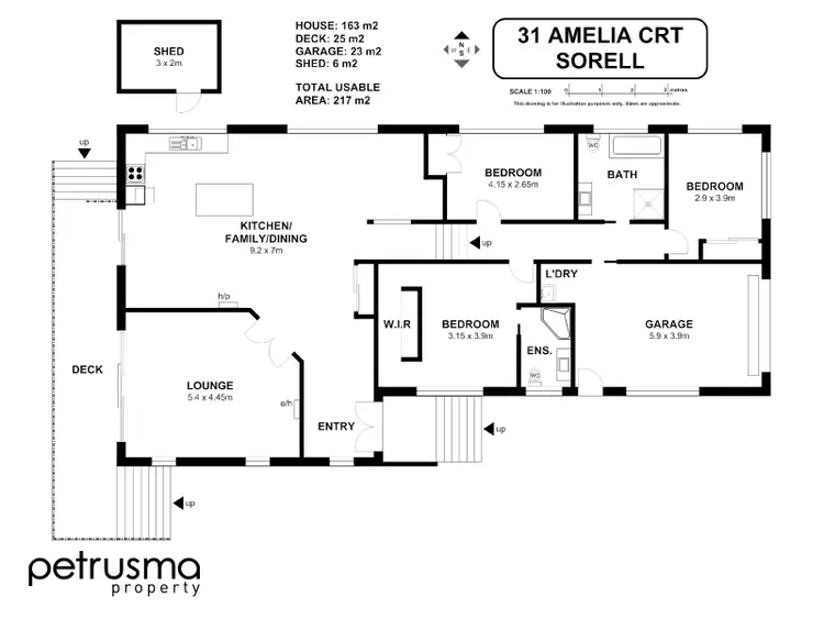 Floorplan of Homely house listing, 31 Amelia Court, Sorell TAS 7172