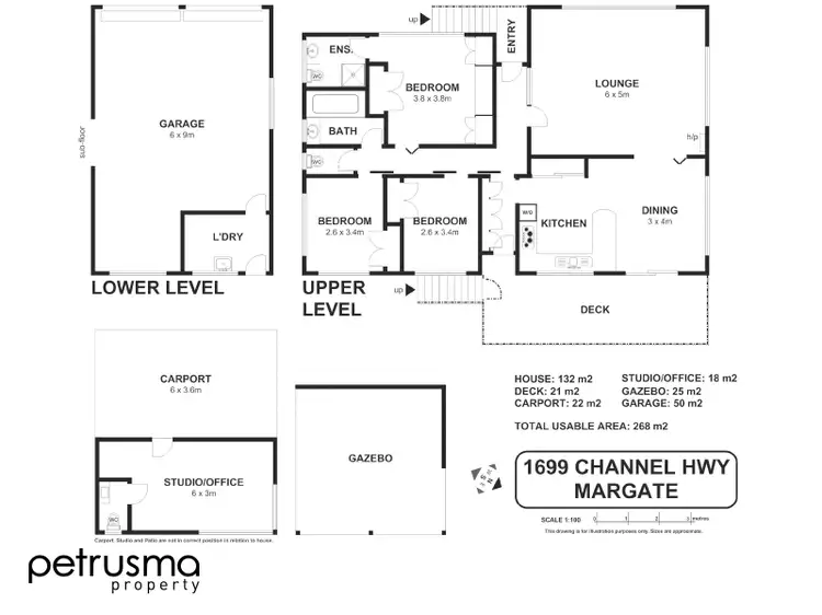 Floorplan of Homely house listing, 1699 Channel Highway, Margate TAS 7054
