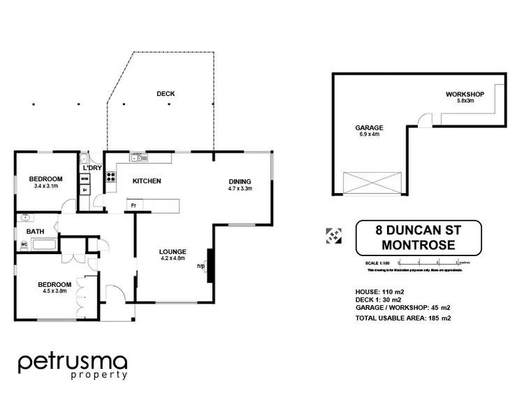 Floorplan of Homely house listing, 8 Duncan Street, Montrose TAS 7010
