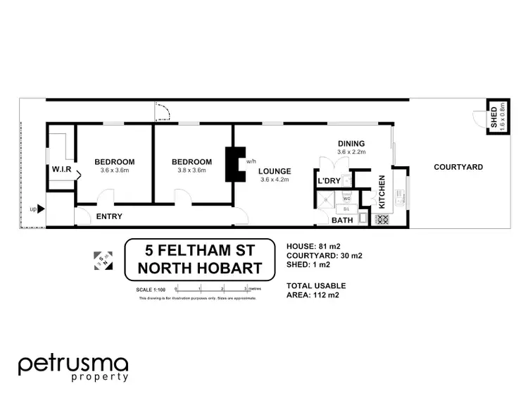 Floorplan of Homely house listing, 5 Feltham Street, North Hobart TAS 7000