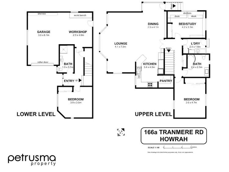 Floorplan of Homely house listing, 166A Tranmere Road, Howrah TAS 7018