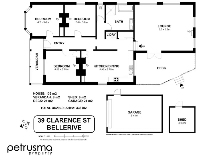 Floorplan of Homely house listing, 39 Clarence Street, Bellerive TAS 7018