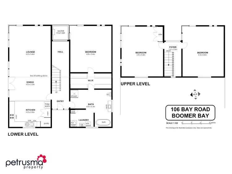 Floorplan of Homely house listing, 106 Bay Road, Boomer Bay TAS 7177