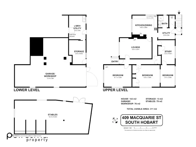Floorplan of Homely house listing, 409/411 Macquarie Street, South Hobart TAS 7004