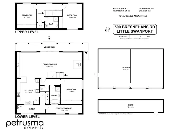 Floorplan of Homely house listing, 500 Bresnehans Road, Little Swanport TAS 7190