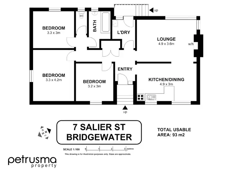 Floorplan of Homely house listing, 7 Salier Street, Bridgewater TAS 7030