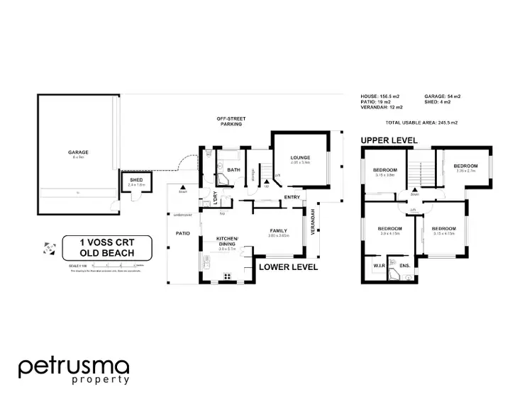Floorplan of Homely house listing, 1 Voss Court, Old Beach TAS 7017
