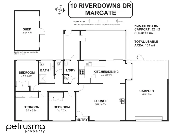Floorplan of Homely house listing, 10 Riverdowns Drive, Margate TAS 7054