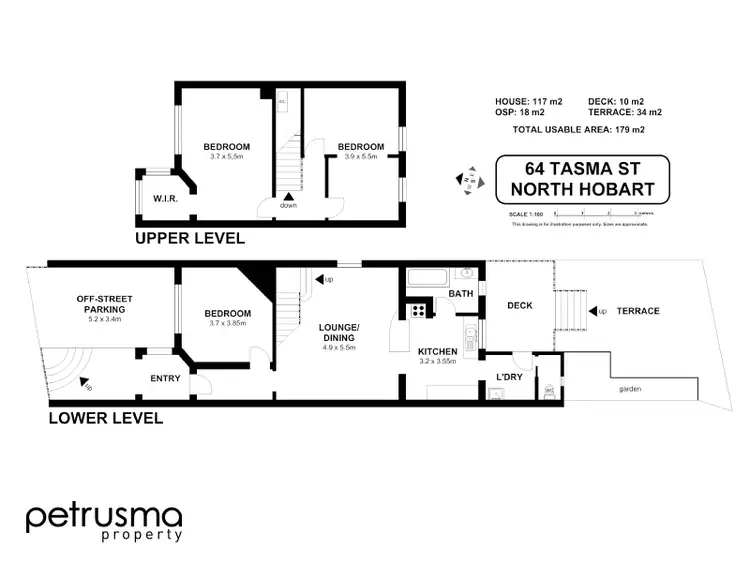 Floorplan of Homely house listing, 64 Tasma Street, North Hobart TAS 7000
