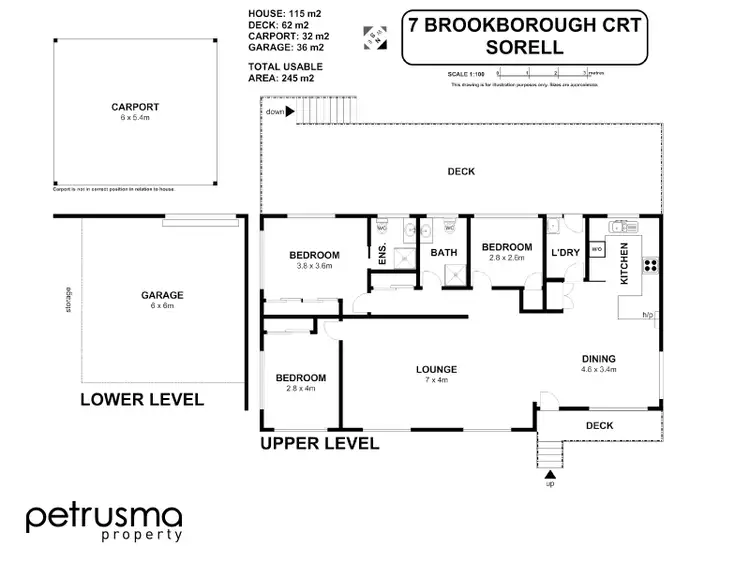 Floorplan of Homely house listing, 7 Brookborough Court, Sorell TAS 7172