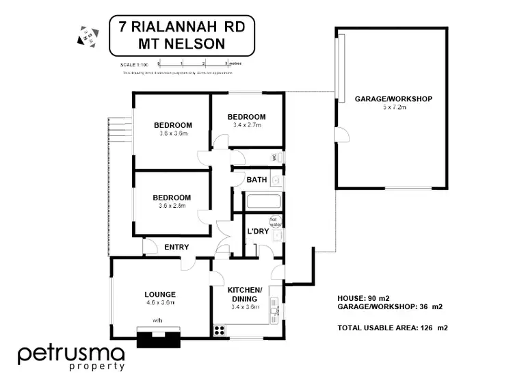 Floorplan of Homely house listing, 7 Rialannah Road, Mount Nelson TAS 7007