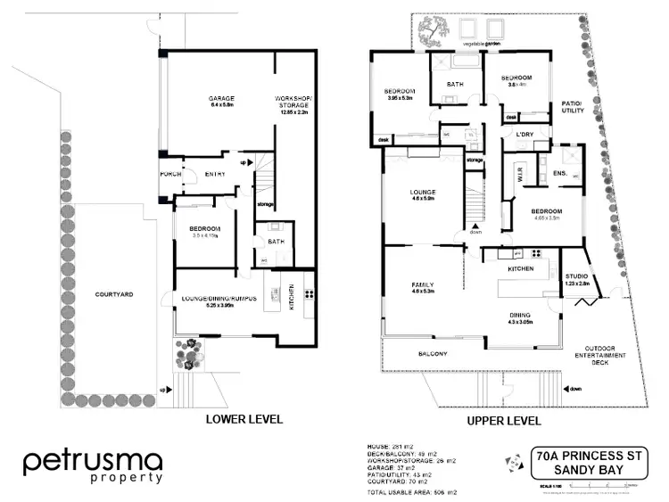 Floorplan of Homely house listing, 70a Princes Street, Sandy Bay TAS 7005