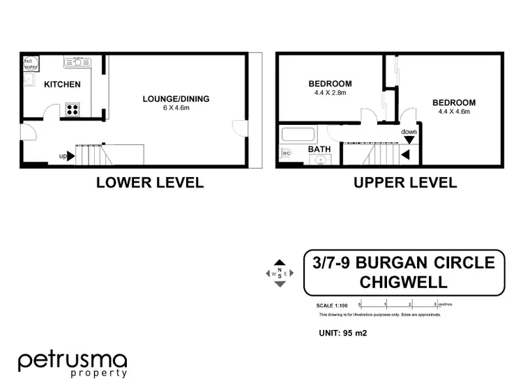 Floorplan of Homely house listing, 3// 7-9 Burgan Circle, Chigwell TAS 7011