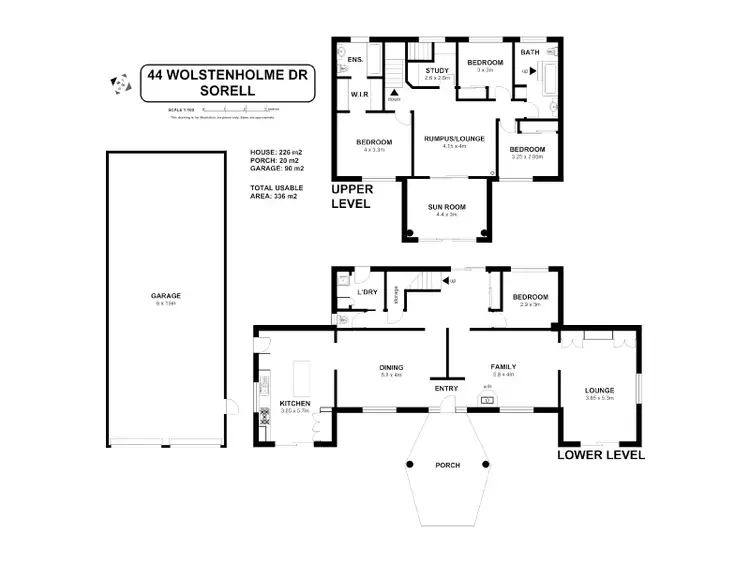 Floorplan of Homely house listing, 44 Wolstenholme Drive, Sorell TAS 7172