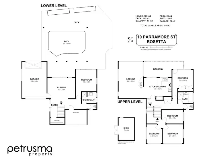 Floorplan of Homely house listing, 10 Parramore Street, Rosetta TAS 7010